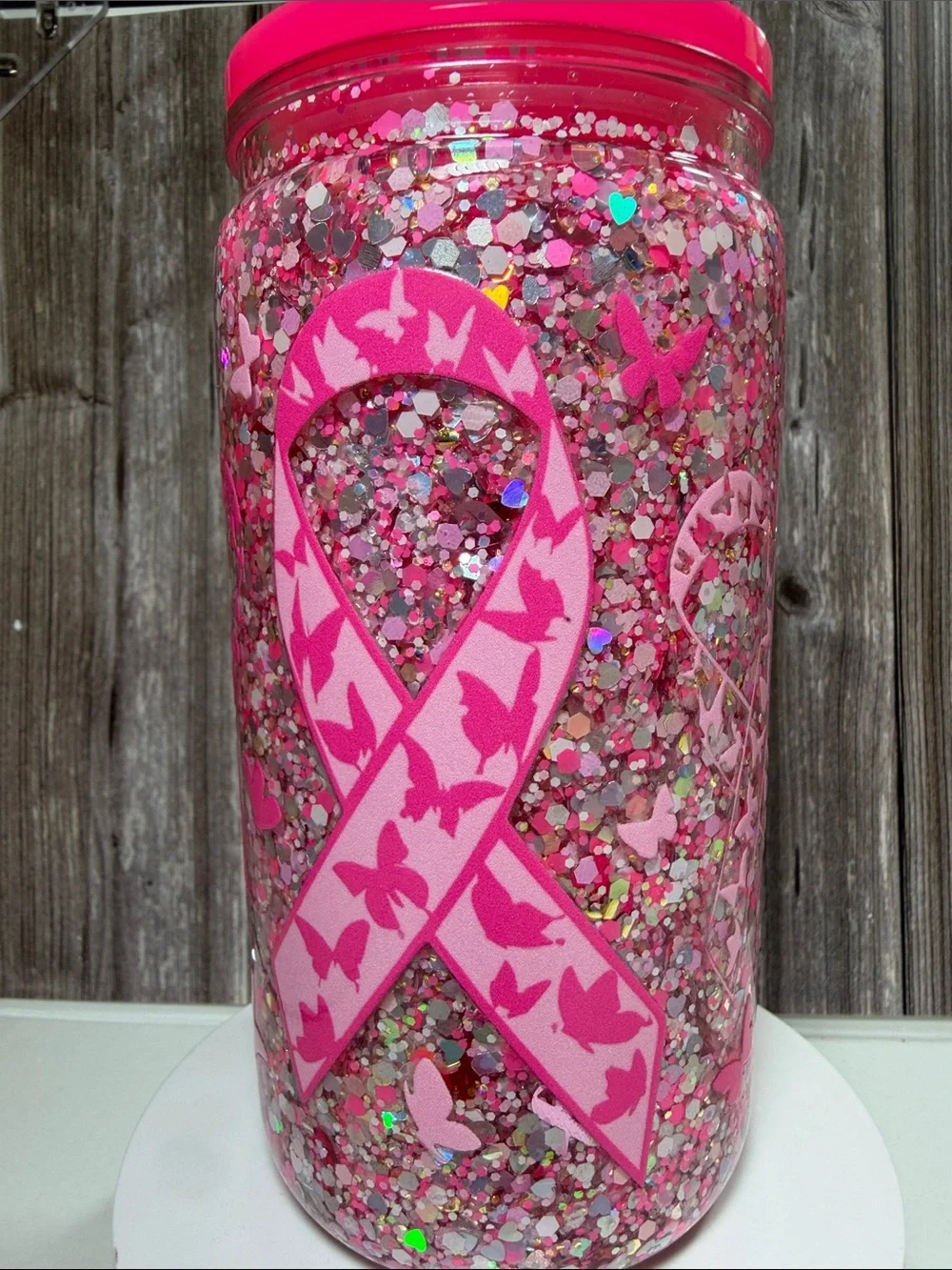 snowglobe cup (acrylic)
